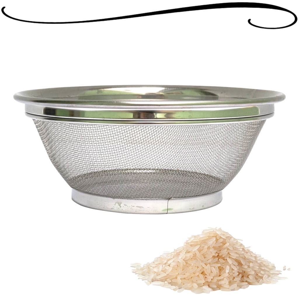 Escorredor Aço Inox Multiuso para Alimentos Legumes Verduras Saladas Macarrão
