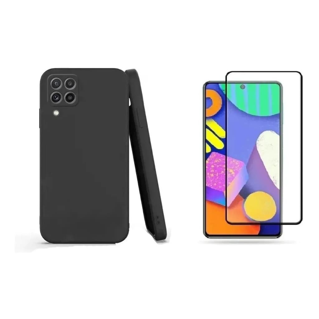 Capa Case Aveludada Compatível Samsung M32 + Película 3d