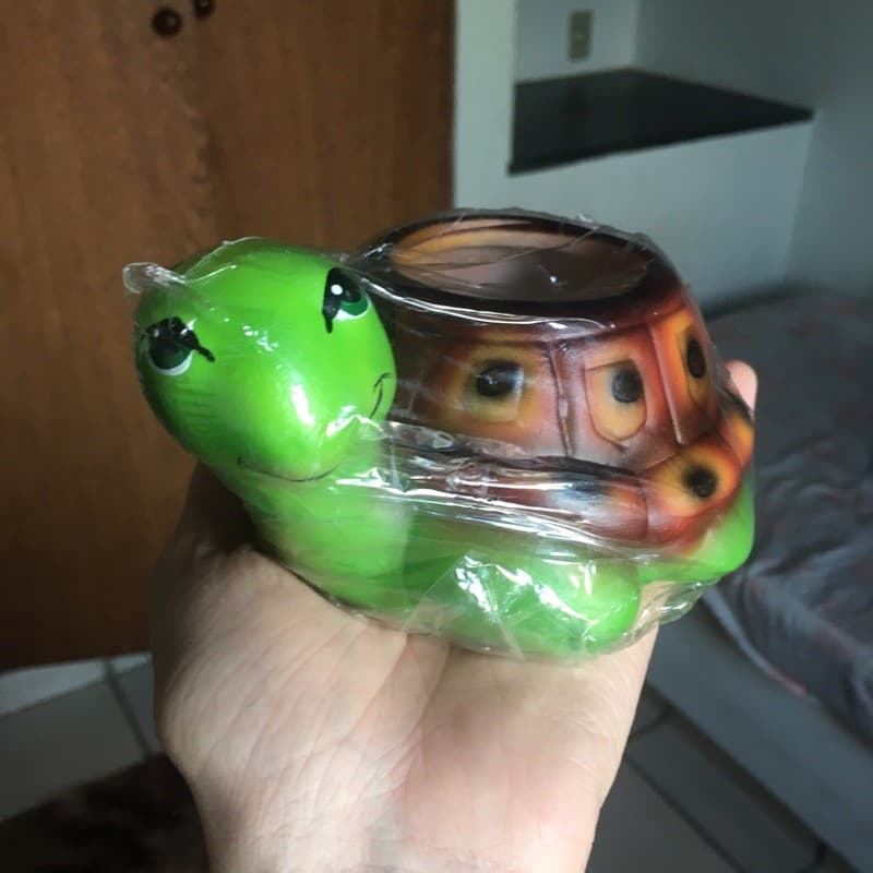 🐢 Cachepot tartaruga / cachepô decorativo de animal / vasinho tartaruguinha / vaso de tartaruga decorativo para quintal varanda jardim sala cozinha casa para plantas flores suculentas