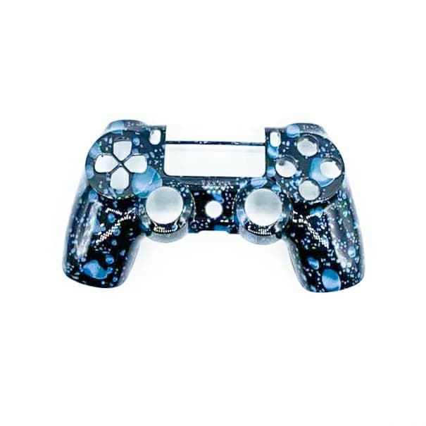 Capa Controle Ps4 Jet Black (Black Bubbles)