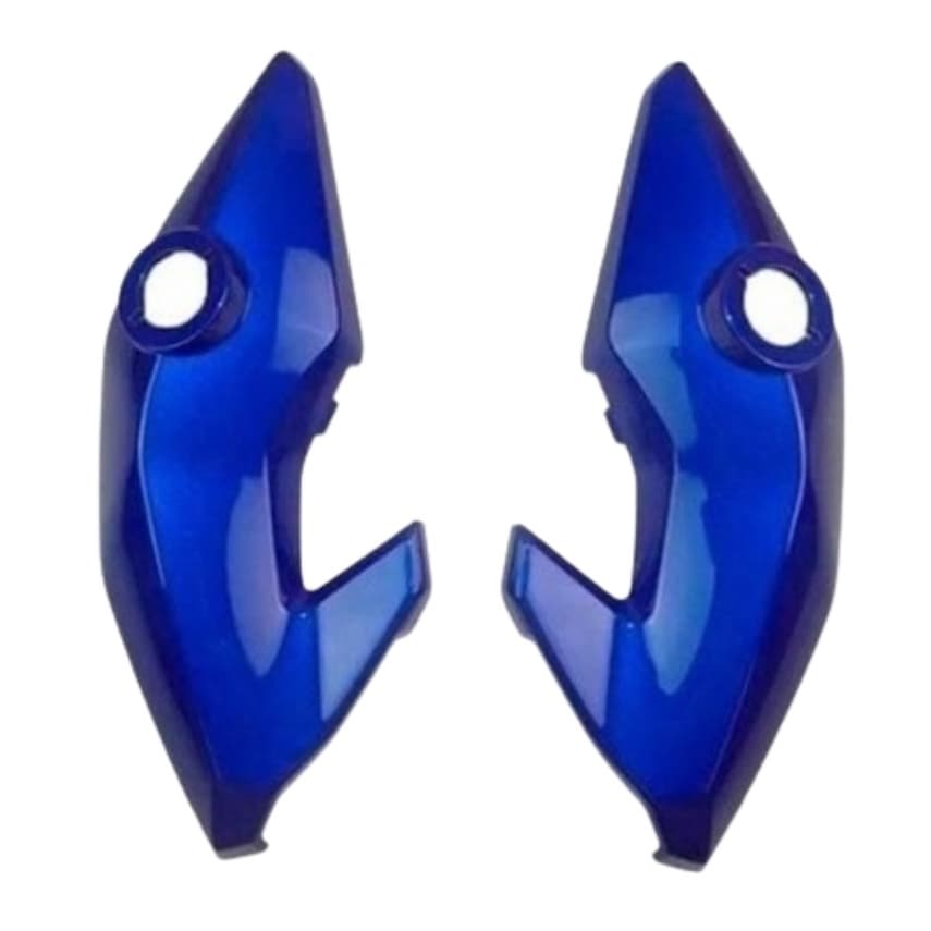 Par Carenagem Lateral do Farol Bananinha Cg Titan Fan 125 150 160 Azul Perolado 2014 a 2021