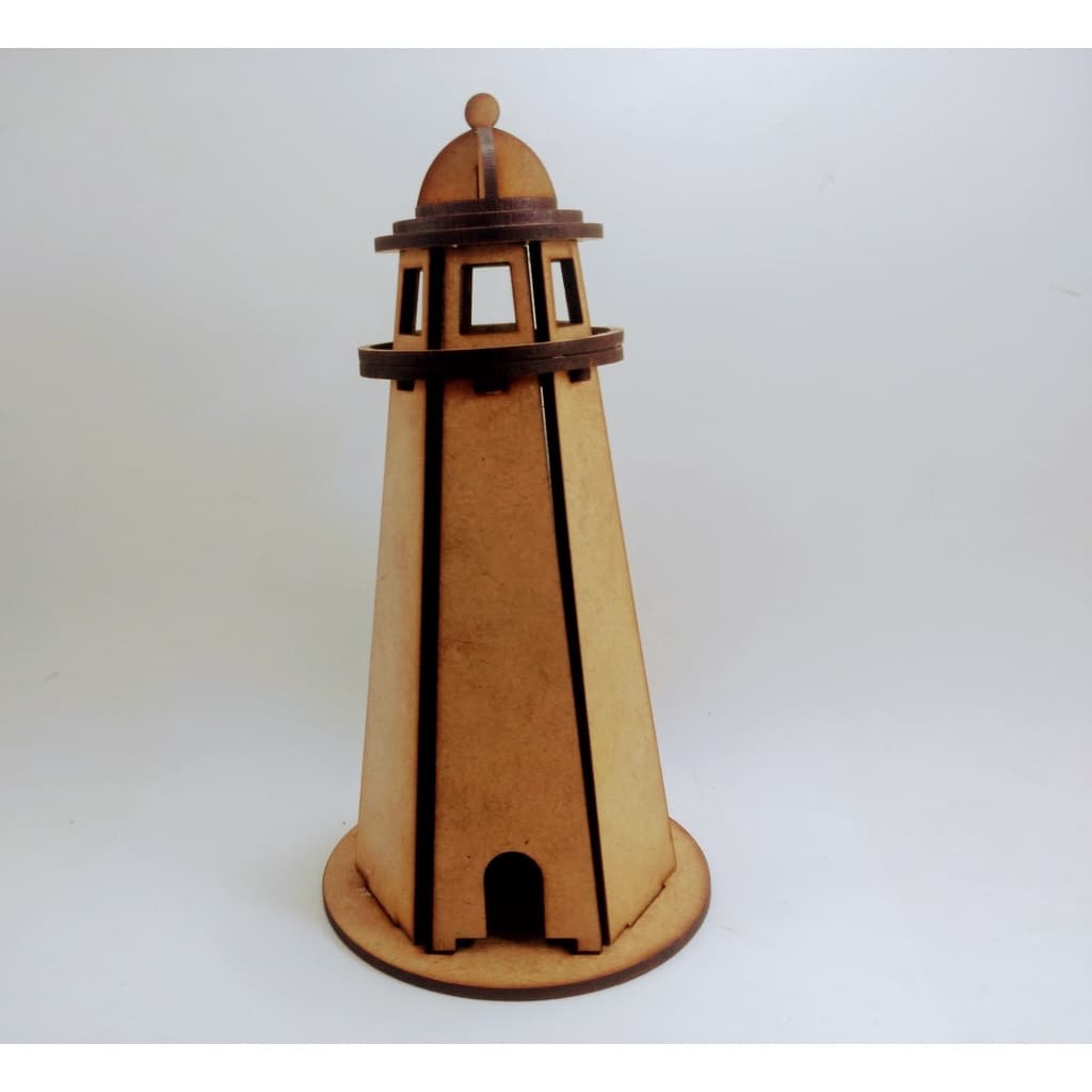 Farol Puzzle de mdf cm- Desmontado