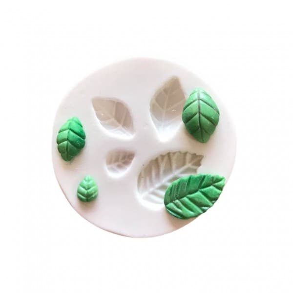 Molde De Silicone Folhas Charme Molde Para Confeitaria Molde Para Biscuit 912