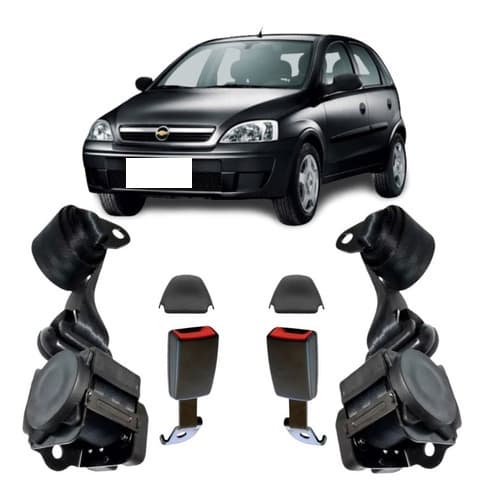 Kit Cinto de Segurança Dianteiro Retrátil CHEVROLET CORSA