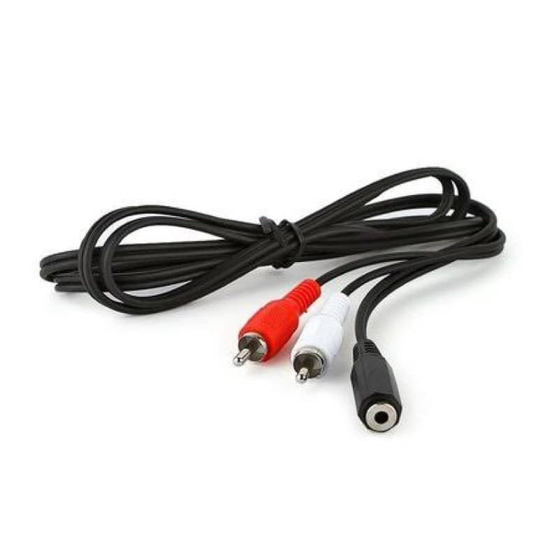 Cabo Audio Auxiliar P2 Femea X 2 Rca Macho 1.50 Metros