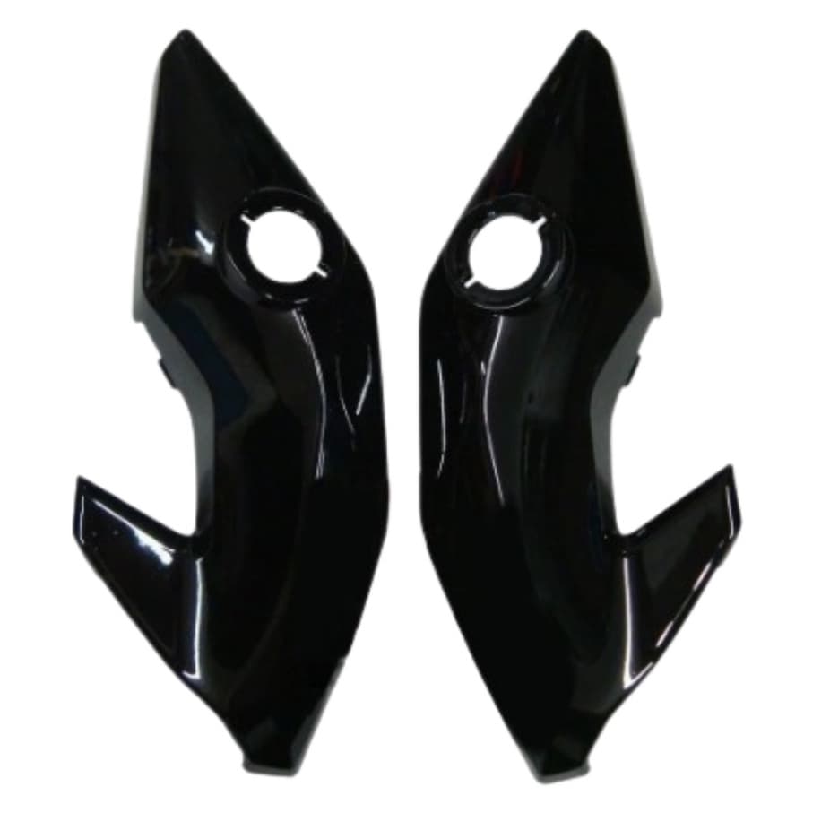Par Carenagem Lateral do Farol Bananinha Cg Titan Fan 125 150 160 Preto Injetado 2014 a 2021