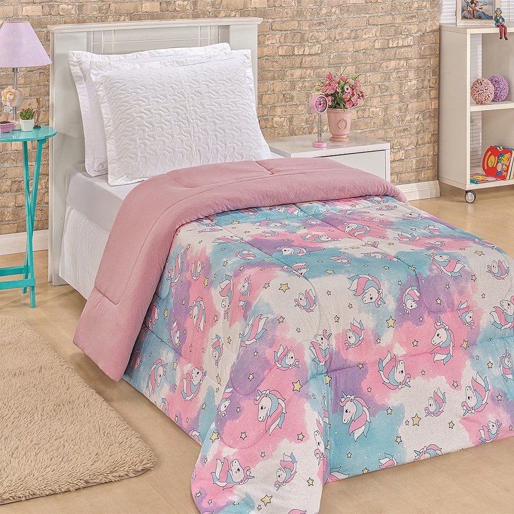 Coberdrom Solteiro Infantil Estampados