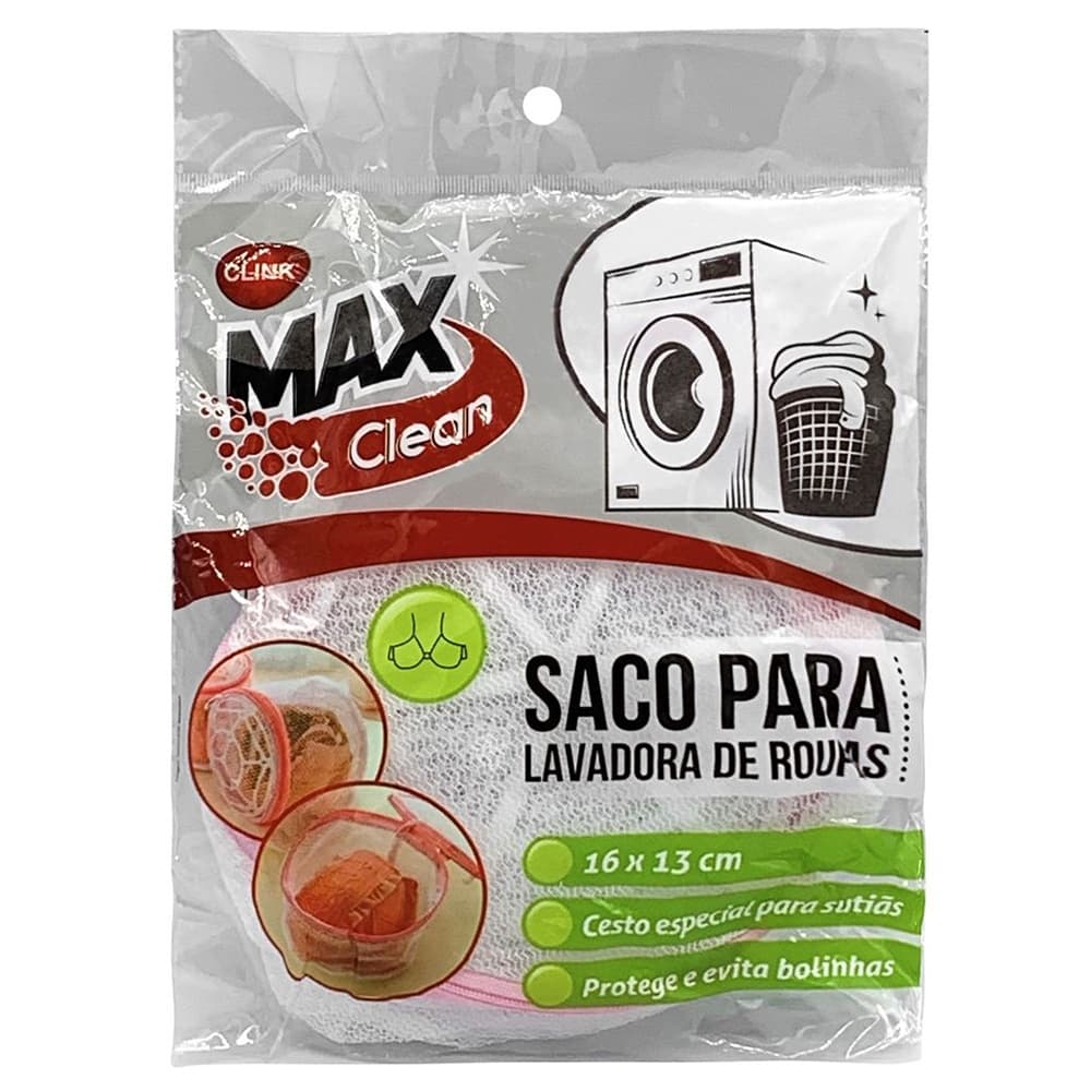 Saco Para Lavar Roupa E Sutia Com Ziper