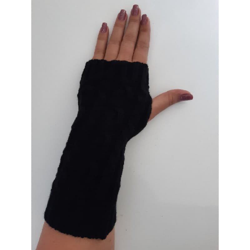Polaina de Mão Adulto polainas lã tricô térmica frio neve inverno Feminina Masculino la trico au2