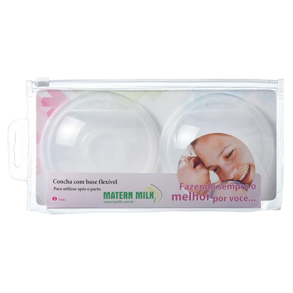 Concha com Base Flexível Martern Milk  02UN