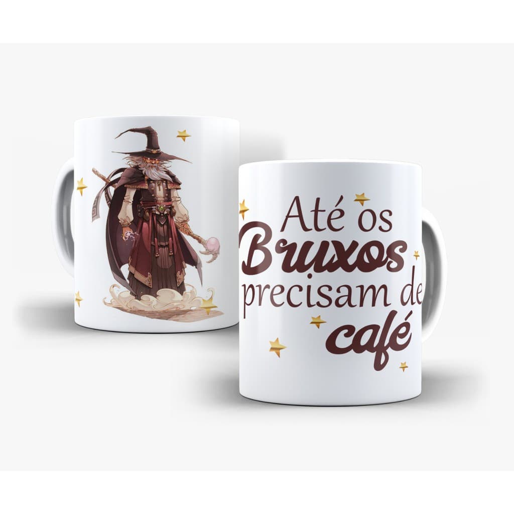 Caneca Bruxos - Até os Bruxos precisam de Café