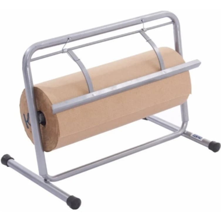 Suporte De Papel + 1x Bobina Papel Kraft Puro 40 Cm 200 Mtrs