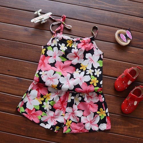Conjunto Infantil Menina Estampado Verão