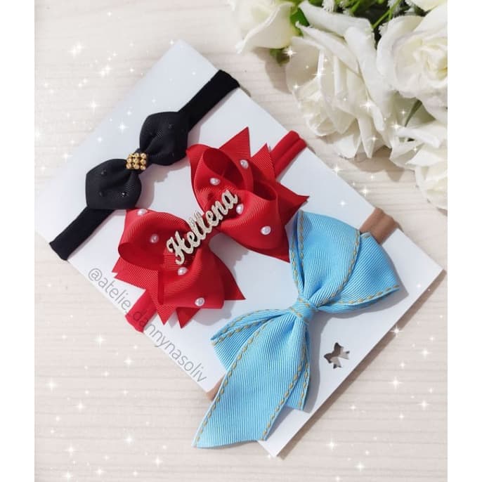 kit de Laços/ Laço Personalizado com nome/ Laço com nome/ Laço infantil/ Kit Laço