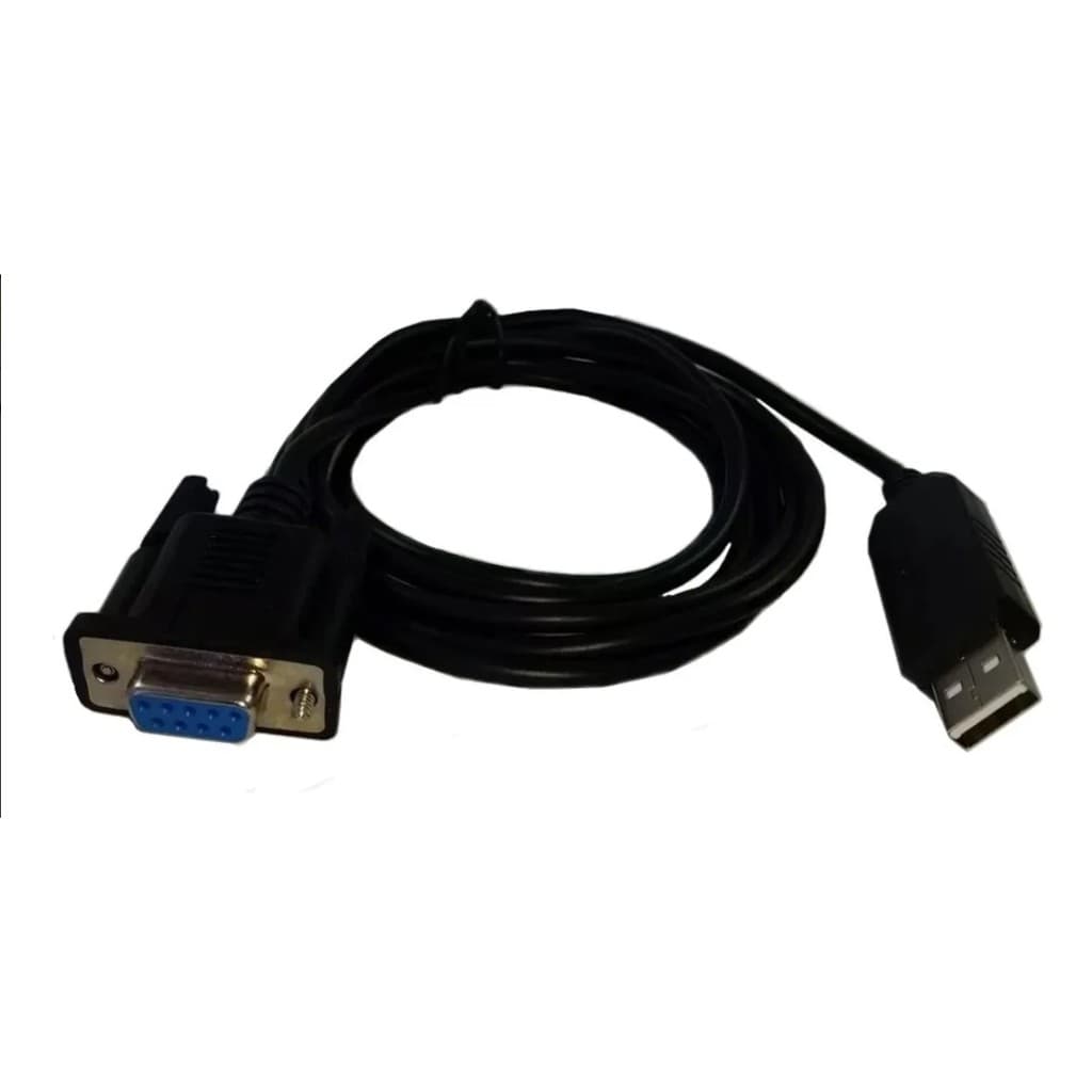CABO ADAPTADOR USB SERIAL RS232 CONECTOR DB9 FÊMEA RECOVERY 1M CABO