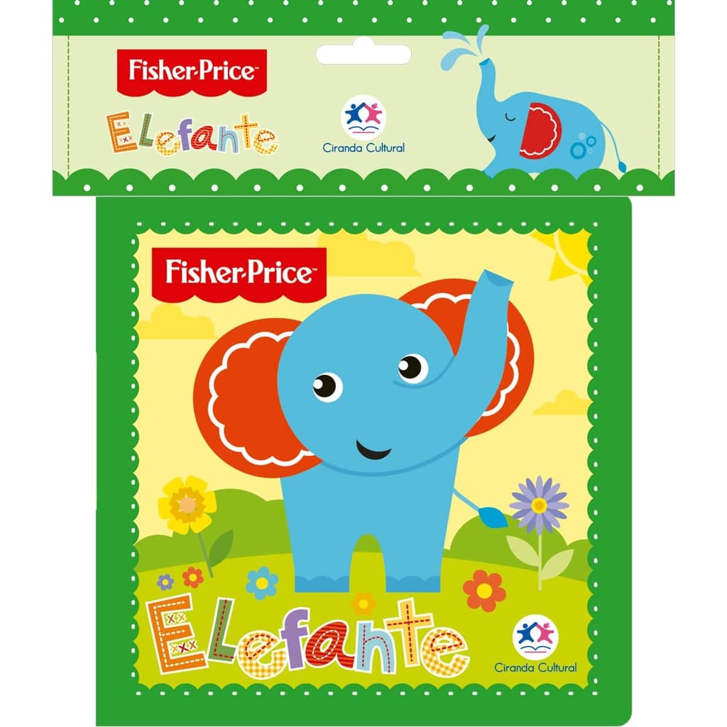 Livro de Banho Fisher Price Elefante | Ciranda Cultural