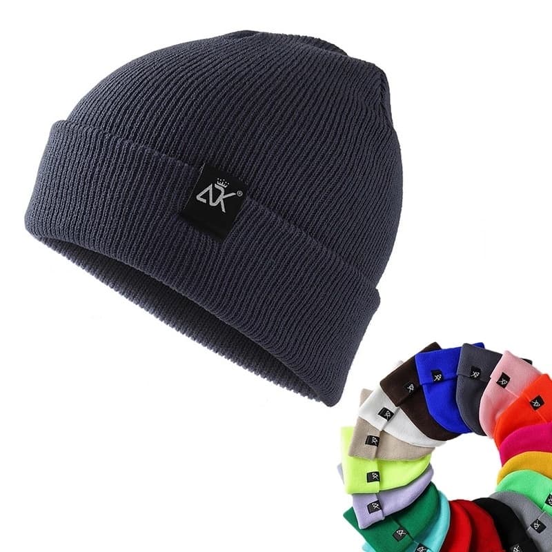 Unisex Knitted Hats Cap Women Beaines For Winter Breathable Men Caps Simple Hats Warm Solid Casual Lady Beanies