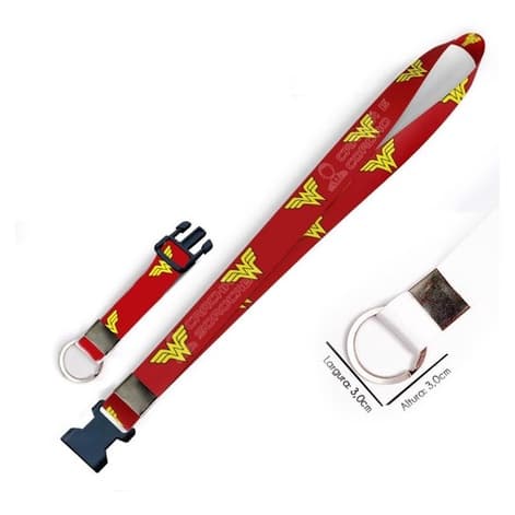 Chaveiro Moto Mulher Maravilha C0024p Argola Italiana Engate