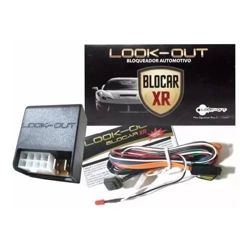 Alarme Bloqueador Veicular Automotivo Corta Combustível Universal Blocar XR Look Out