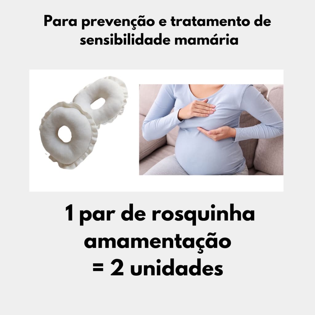 1 par de rosquinha protetores de seio amamentação kit amamentação gestante