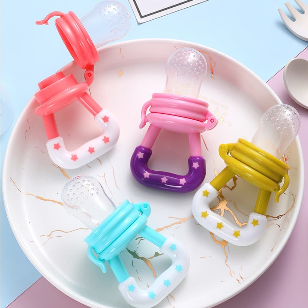 Mordedor De Silicone Infantil Para Mordida De Alimentos