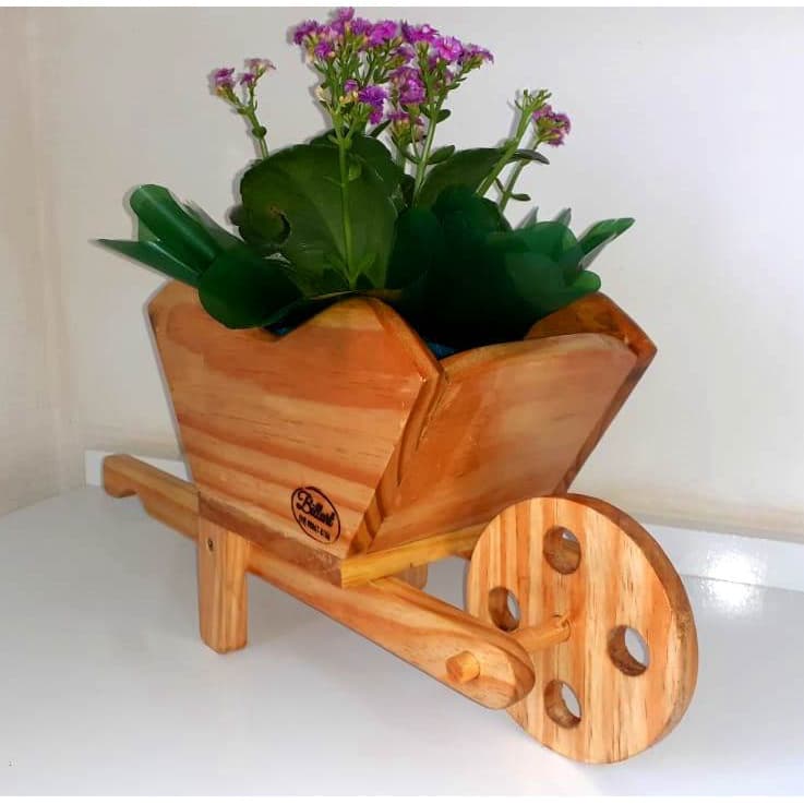 Porta vaso Cachepô Carrinho para casa ou jardim