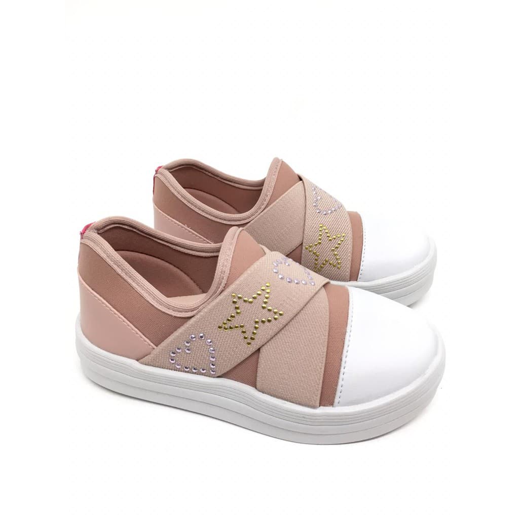 Tenis Infantil Feminino Tenis Infantil Elastico Tenis Calce Facil Menina