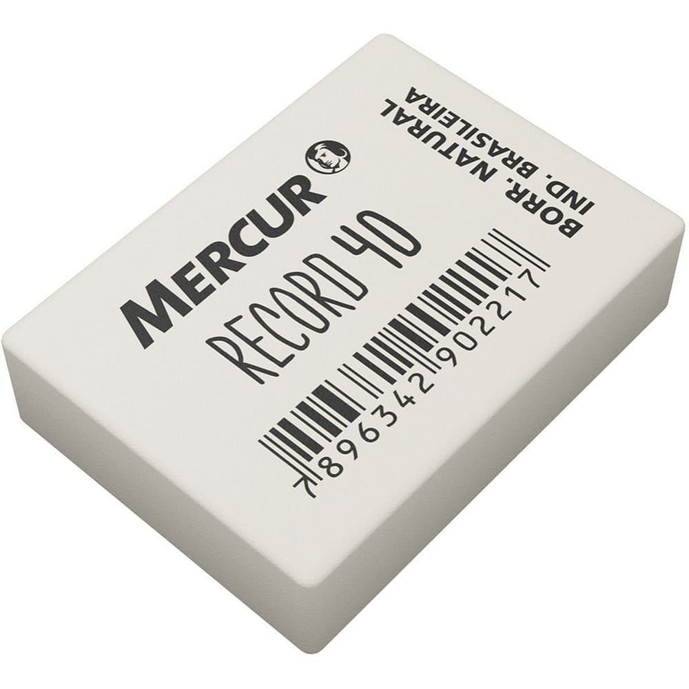 Borracha Branca 40, 60 Record Branca - 1 Unidade - Mercur