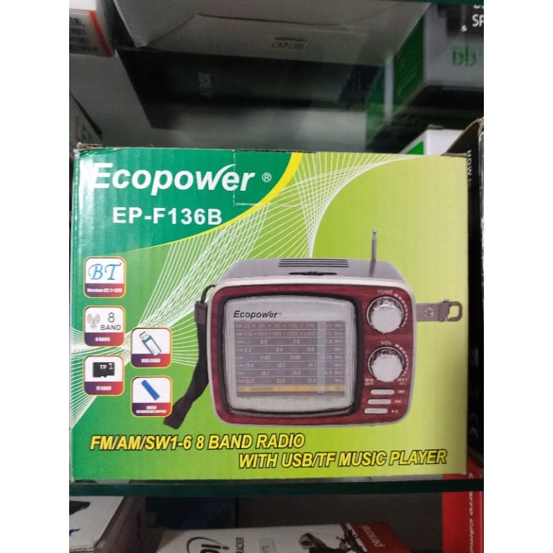 rádio ecopower EP f136b