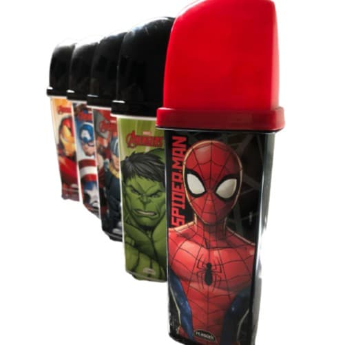 porta escova dental quadrado infantil menino case personagem plasútil