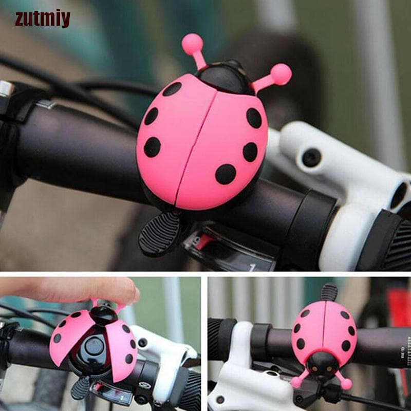 Zutmiy 1 Pç Buzina Alarme De Bicicleta Infantil Com Desenho Joaninha / Sino Para Ciclismo / Passeio B48