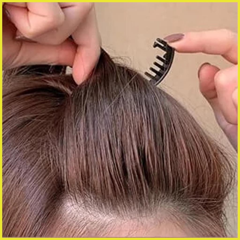 Clip De Cabelo Fofo Invisível Falso yushua3br