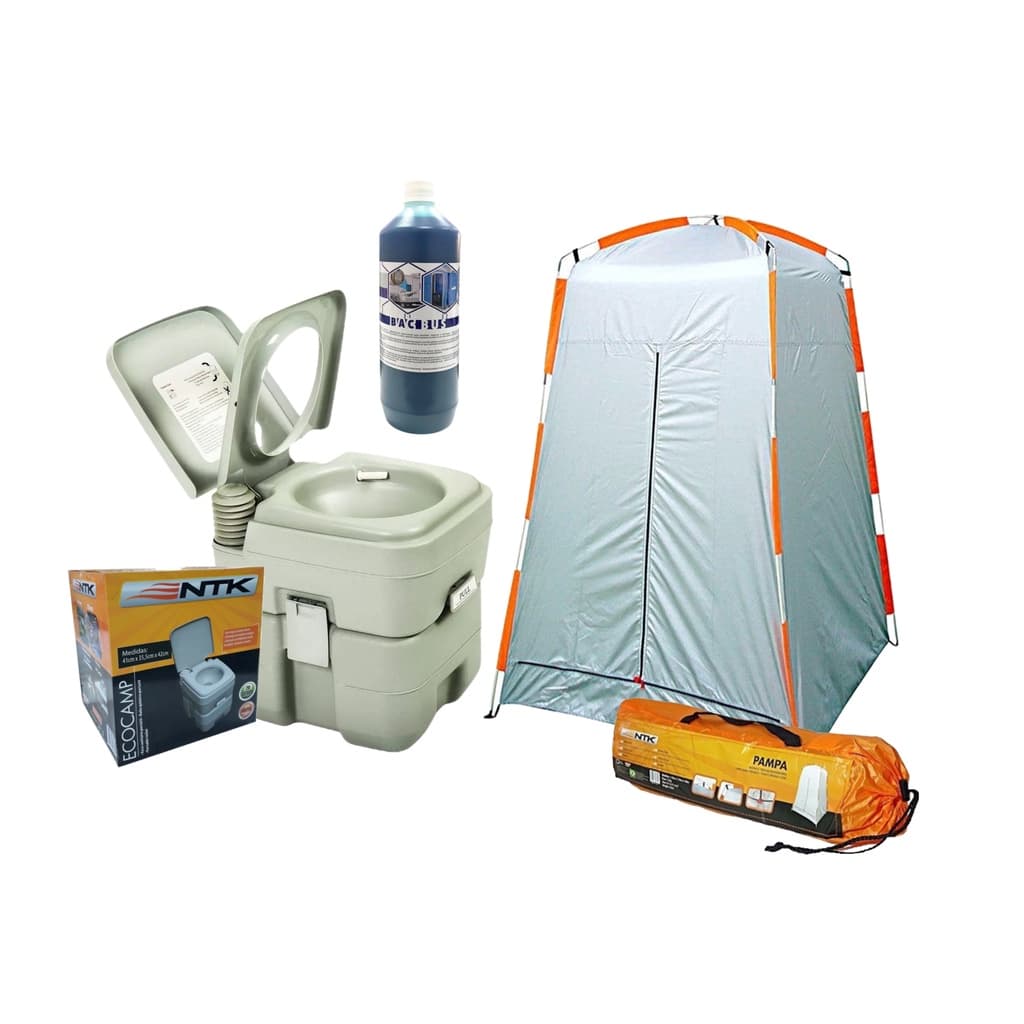 Vaso Sanitário Banheiro Químico Ecocamp + Trocador + Brindes
