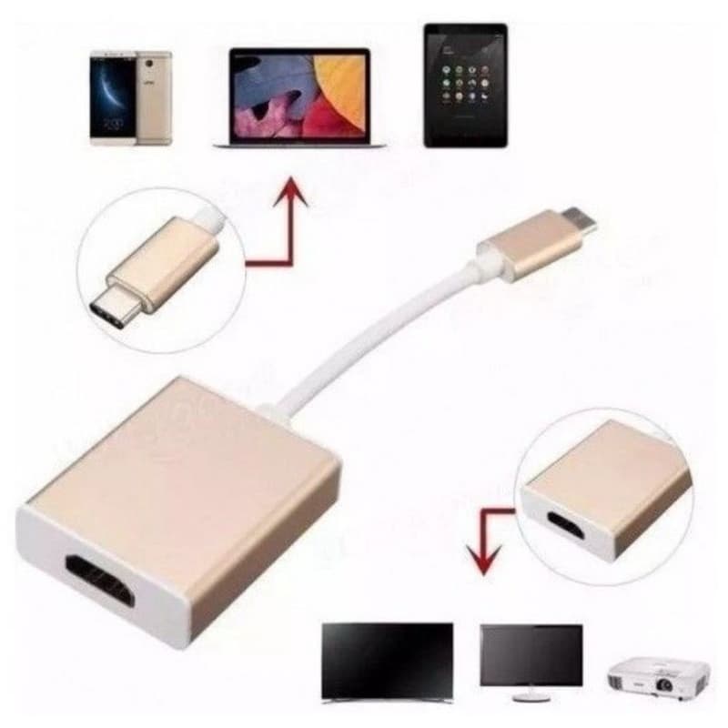 Cabo Adaptador USB 3.1 Tipo C para HDMI