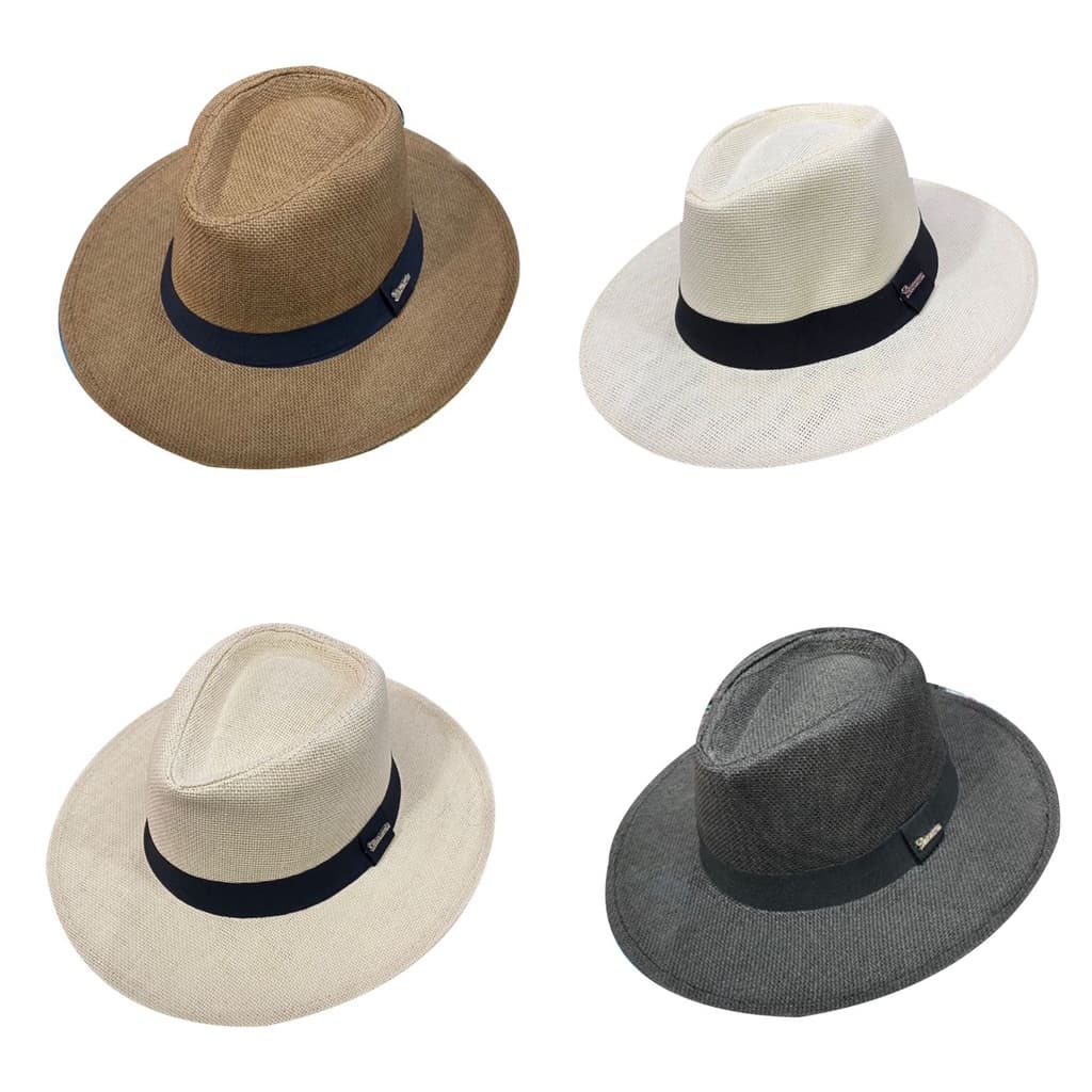 Kit 4 Chapéu Panamá Summer Moda Unissex Clássico Aba Larga Linha Premium