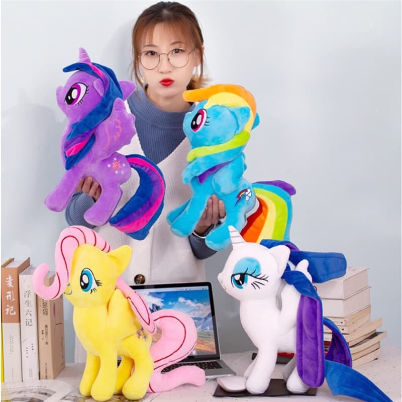 Little Pony Figuras De Cavalo De Pelúcia Macia / Brinquedo Infantil