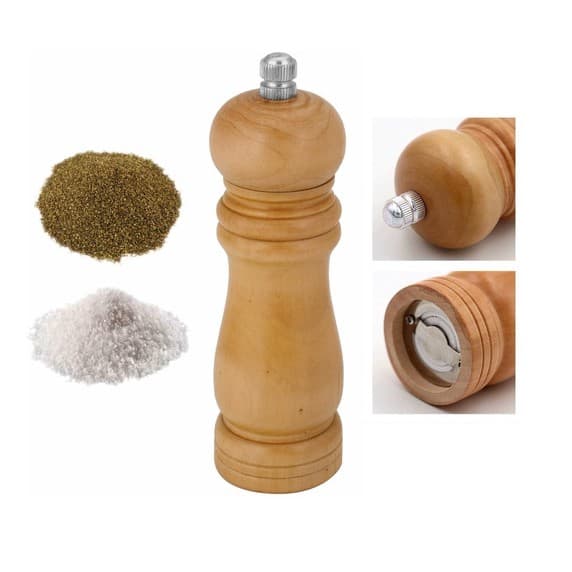 Moedor De Tempero E Saleiro De Mesa Manual Tamanho grande 15 cm
