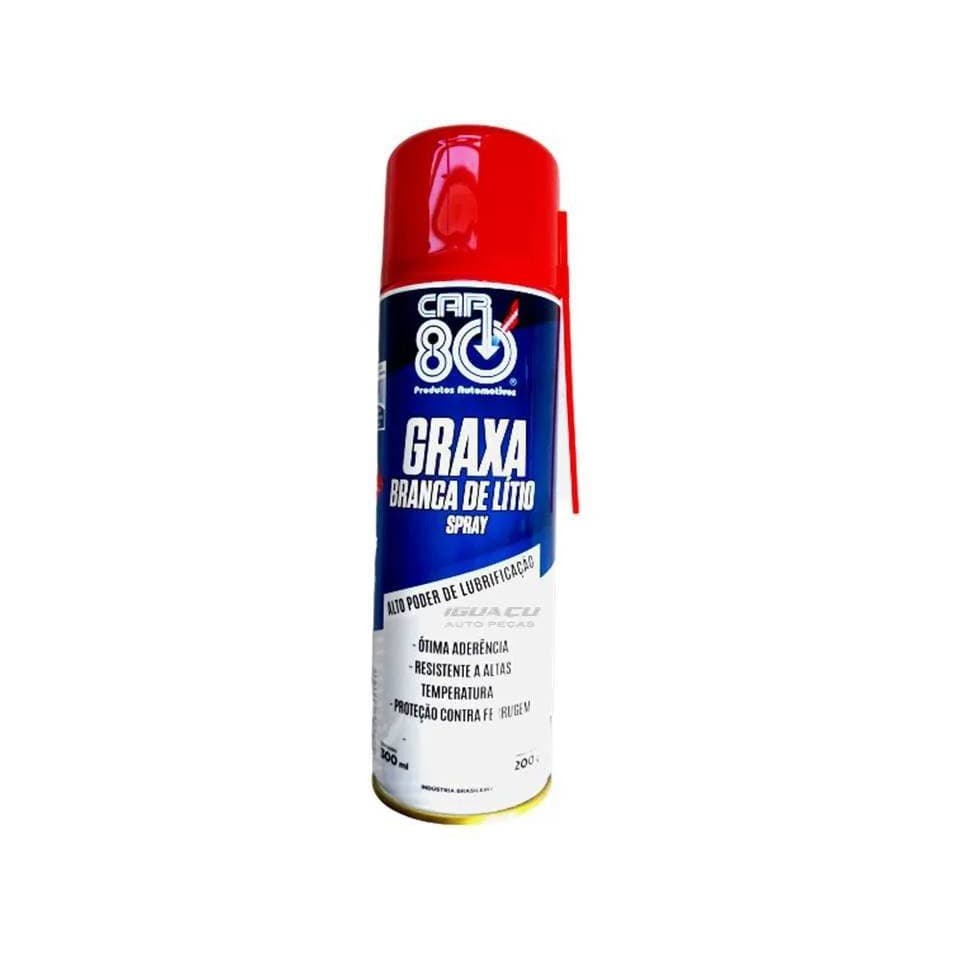 Graxa Branca De Lítio Spray 300ml Car80
