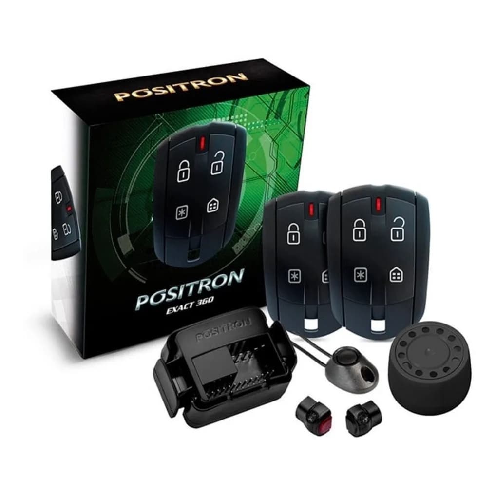 Alarme Positron Cyber Exact Ex360 Com 2 Controles Universal