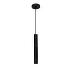 Pendente Lustre Tubo Alumínio Cilindro 40cm Soquete Gu10