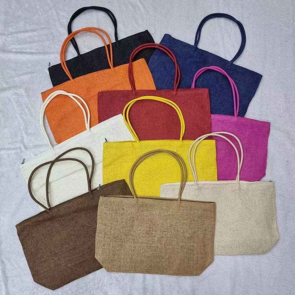 Bolsa Grande de Palha Moda Praia com Zíper e bolso interno 2026