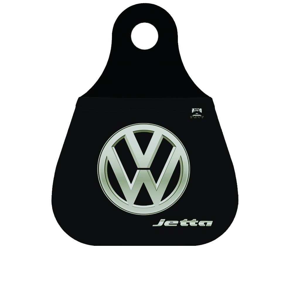 Lixinho lixeira lixo para cambio de carro Volkswagen Logo Prata Jetta
