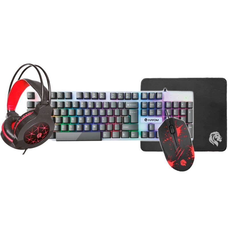 Combo Gamer Hayom Tc3220 Com Teclado, Mouse, Headset e Mouse pad