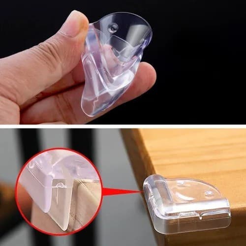 Protetor Quina de Mesa em Silicone com Adesivo Clink