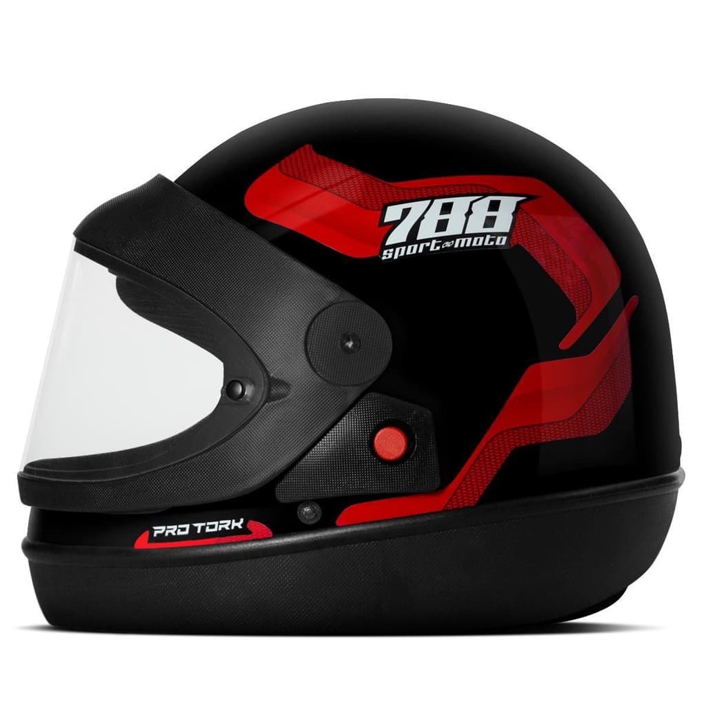 CAPACETE SPORT MOTO 788 Fechado Automatico Barato Pro Tork Masculino Feminino Moto Motoqueiro