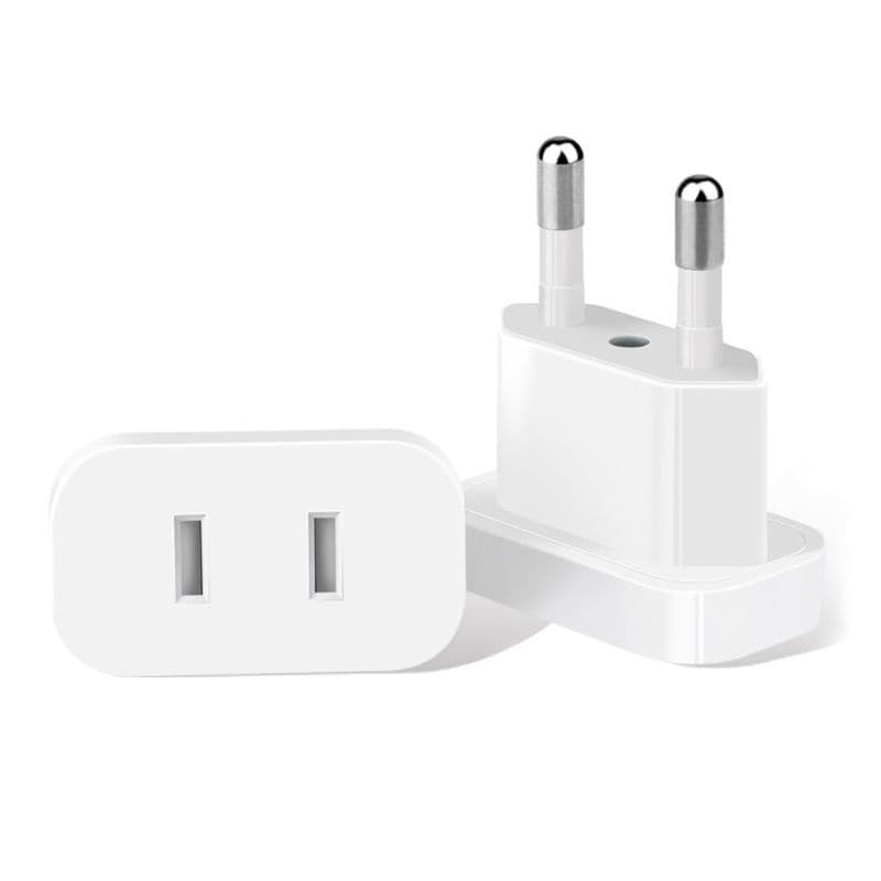 SK Eua Para Europa Adaptador Tomada Energia Carregador Viagem Plugue 4 0 Mm