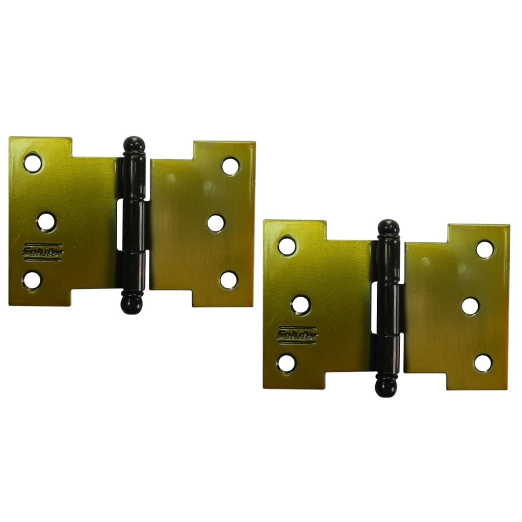 Dobradiça Palmela Colonial 31/2 - Parafusos inclusos - Kit Com 4 Peças