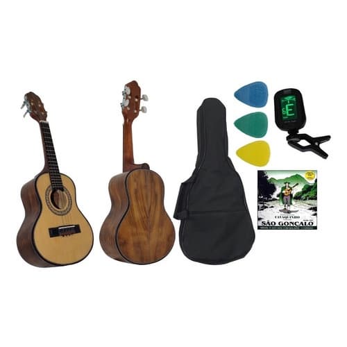 Cavaquinho Toks Profissional Acustico Caixa 9 +kit