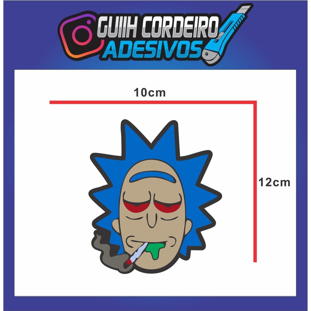 Adesivo Rick and Morty