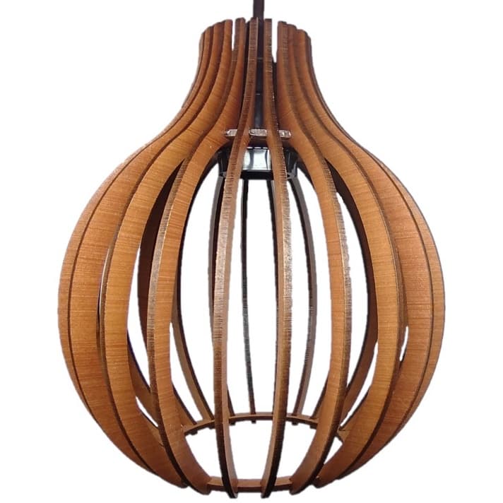 Pendente De Teto Luminaria Lustre De Madeira Luminária de Teto ENVIO IMEDIATO!